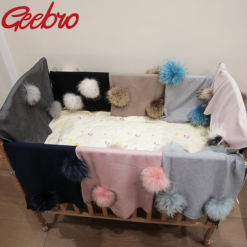 Baby Swaddle Blanket - Geebro Neugeborenen Warme Wolle Swaddling Decke