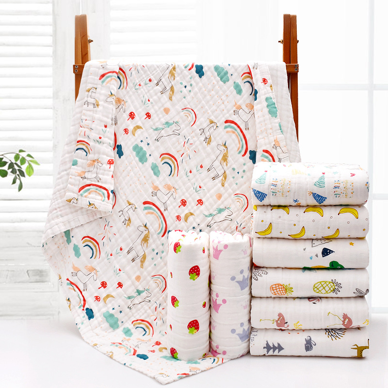 Baby Swaddle Blanket - 4-lagige Gaze Säuglingswaschlappen Baby Badetuch Neugeborenen
