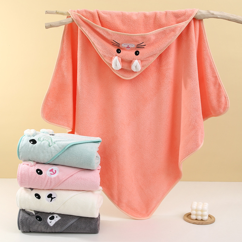 Baby Swaddle Blanket - Süßes Badetuch für Babys, weiches, saugfähiges