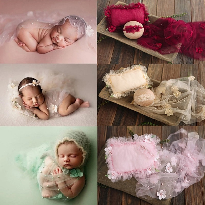 Baby Swaddle Blanket - Neugeborenen Fotografie Wrap Decke Mesh Hintergrund