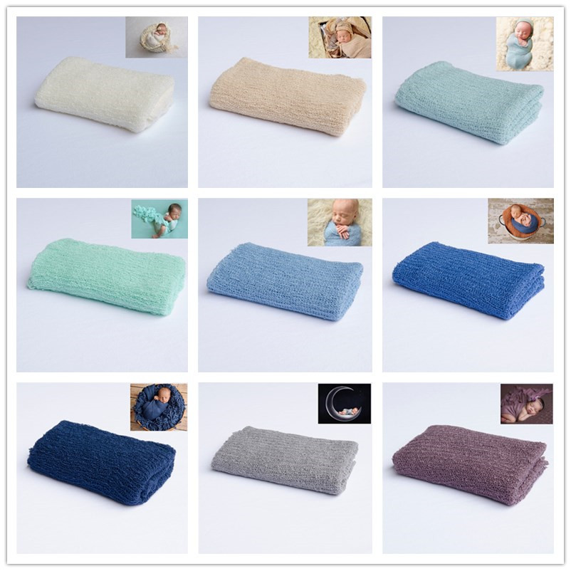 Baby Swaddle Blanket - Neugeborenen Fotografie Requisiten Stricken Wrap Baby