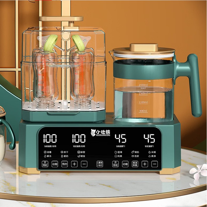 Baby Bottle Sterilizer - Multifunktionaler Flaschenwärmer, Flaschensterilisator, 3-in-1-Thermoskanne, Babyflaschenwärmer, Trockner