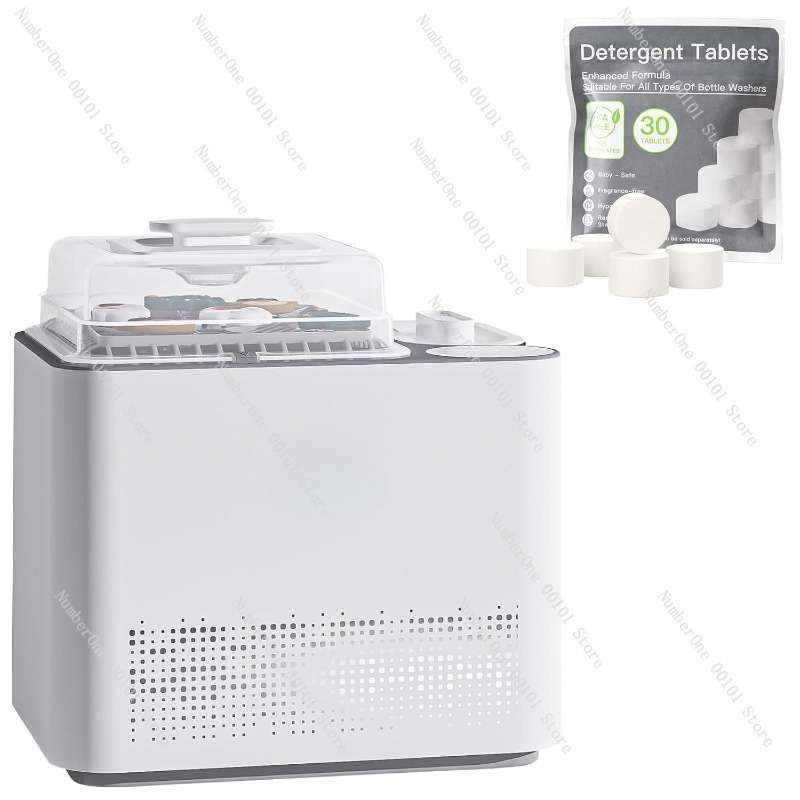 Baby Bottle Sterilizer - Baby-Fütterungszubehör 4-in-1 Flaschenreinigungsmaschine Waschgerät Sterilisator Trockner