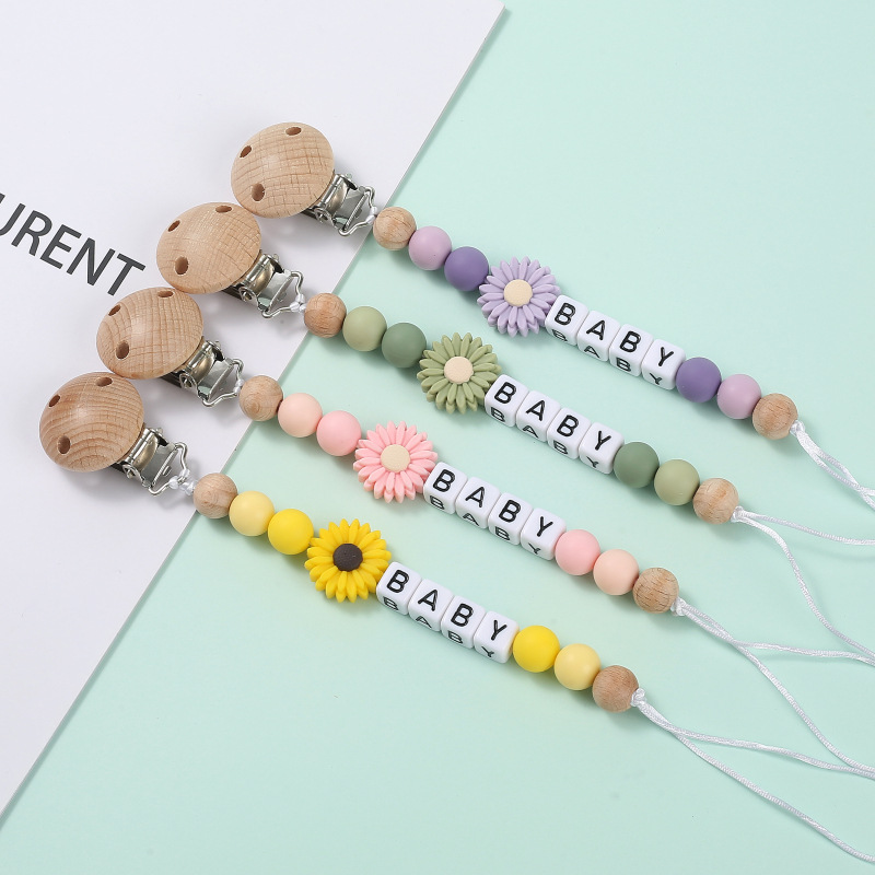 Baby Pacifier Clip - Baby personalisierte personalisierte Name Schnuller Clip