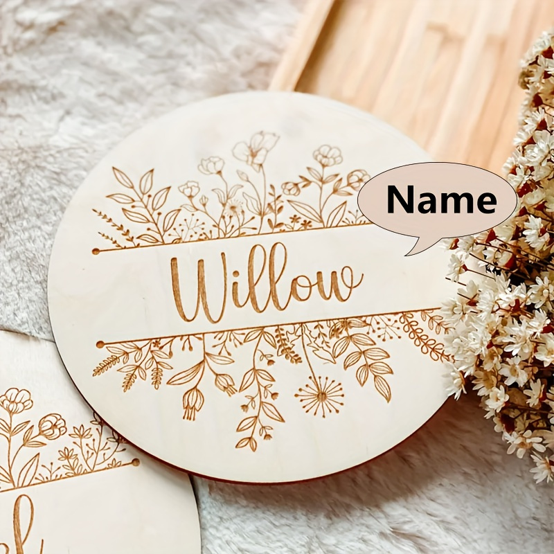 Personalisierte Blumen-Gravur  – Baby Products Decoration Bewertung und Preis