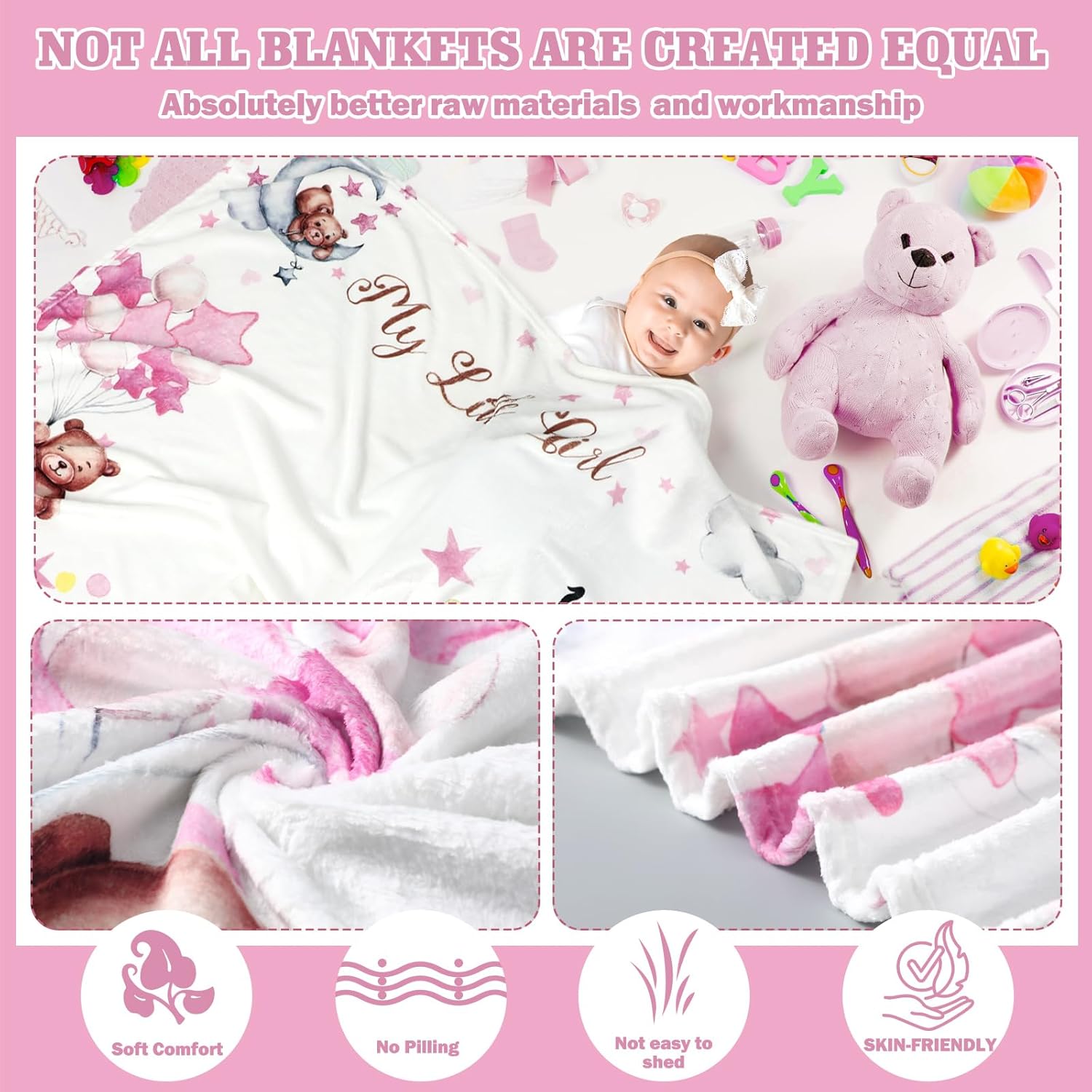 VIKAMA Monatliche Baby-Wachstu – Baby Swaddle Blanket Bewertung und Preis