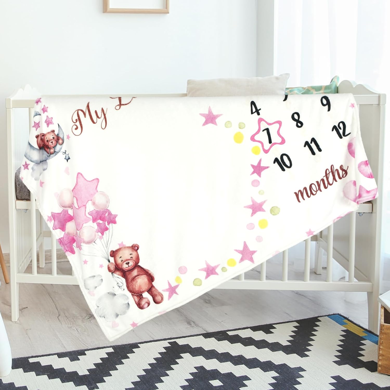 VIKAMA Monatliche Baby-Wachstu – Baby Swaddle Blanket Bewertung und Preis