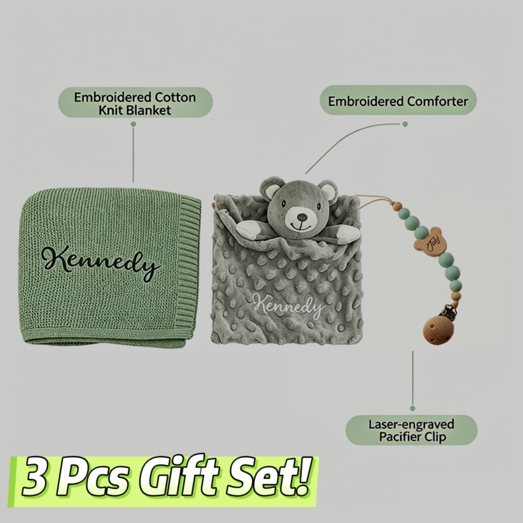3-teiliges personalisiertes be – Baby Swaddle Blanket Bewertung und Preis