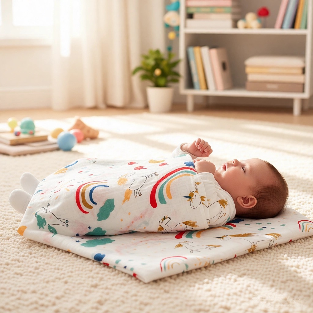 4-lagige Gaze Säuglingswaschla – Baby Swaddle Blanket Bewertung und Preis