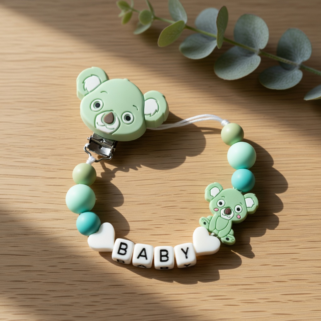 Silikon-Schnullerkette mit Per – Baby Pacifier Clip Bewertung und Preis