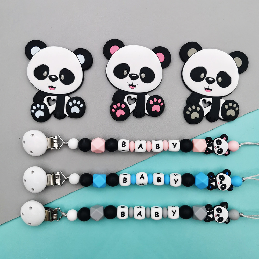 Panda Angepasst Englisch Silik – Baby Pacifier Clip Bewertung und Preis
