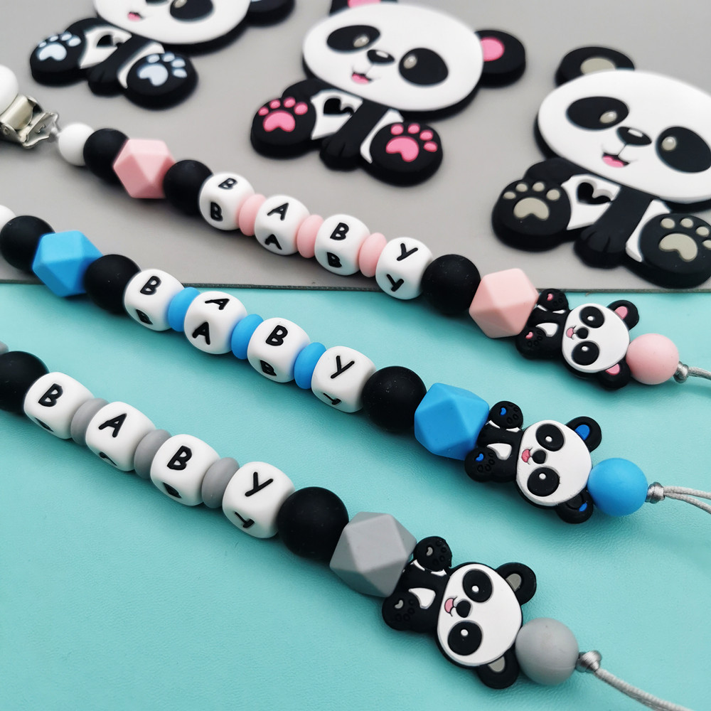 Panda Angepasst Englisch Silik – Baby Pacifier Clip Bewertung und Preis